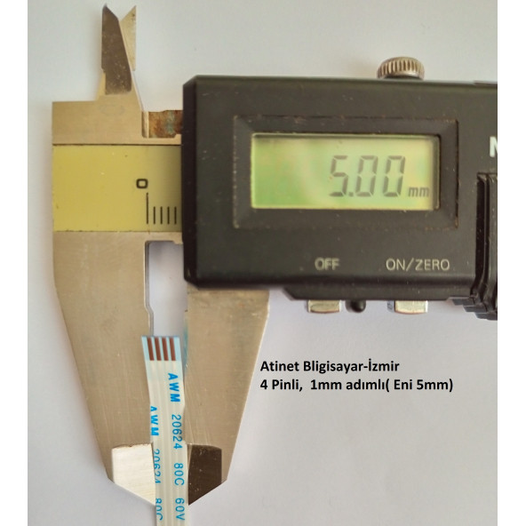 Awm 20624 80c 60v Vw-1 Flex Kablo 4 Pin  20 cm  4-1-20B - Resim 3