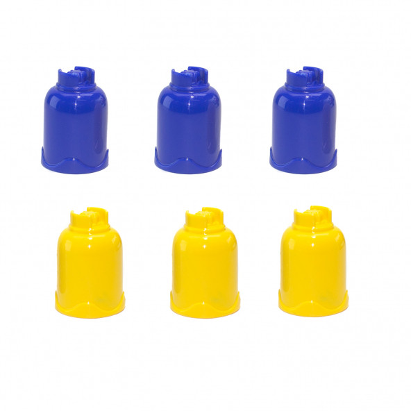 Oyuncak Tüp Kamyonu 6 Adet Mini Tüp 30 Cm - 4