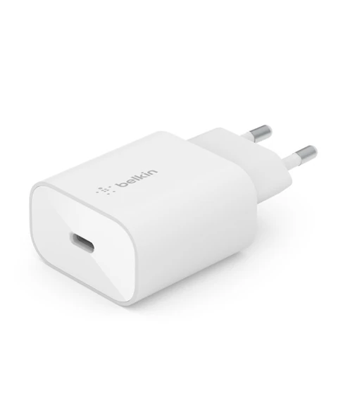 Belkin 25W USB-C PD Duvar Şarjı Beyaz - 11