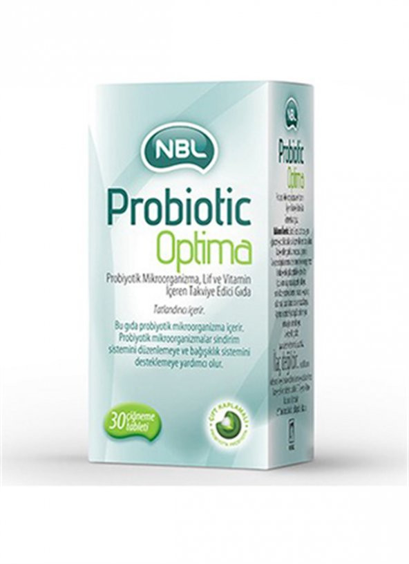 Nbl Probiotic Optima Takviye Edici Gida 30 Tablet