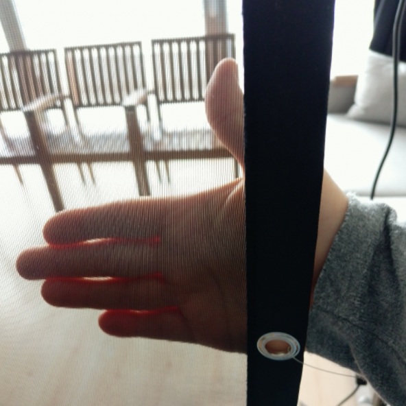 Hologram Örgü ağı Sahne Perdesi Holografik örgü ekran 3x5 Metre(15 metrekare) koyu gri - 9