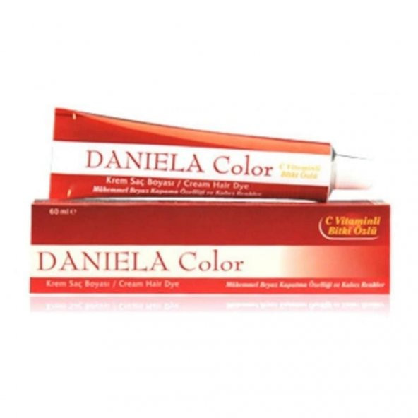 Danıela Color Saç Boyası Tüm Tenkler / Oksidan+Eldiven+Önlük