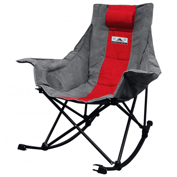 XL Sallanır Kamp Sandalyesi Katlanır Güçlü Iskelet Dayanıklı Sandalye