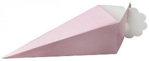 KÜLAH KARTON KUTU MAKARON PEMBE 25 ADET ürün görseli