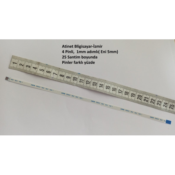 Awm 20624 80c 60v Vw-1 Flex Kablo 4 Pin 25 cm 4-1-25B - 3