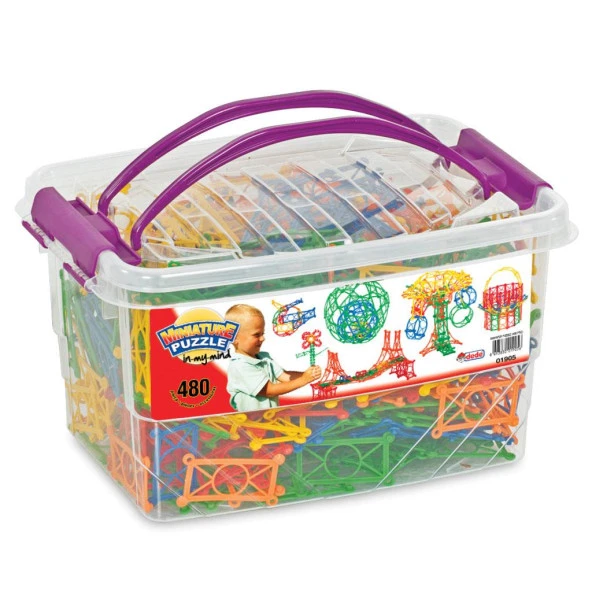Dede Minyatür Puzzle Box 480 Parça Minyatür Puzzle - Resim 2
