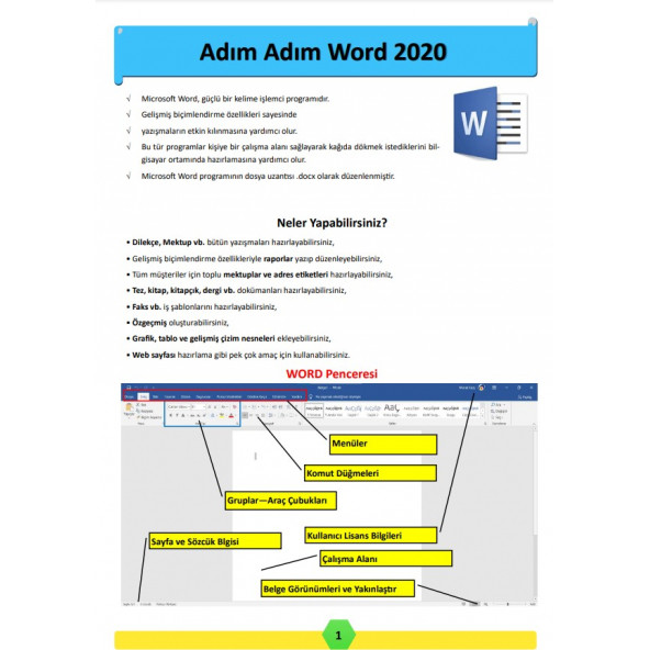 Bilgisayar Öğreniyorum Temel Eğitim Kitabı - 6