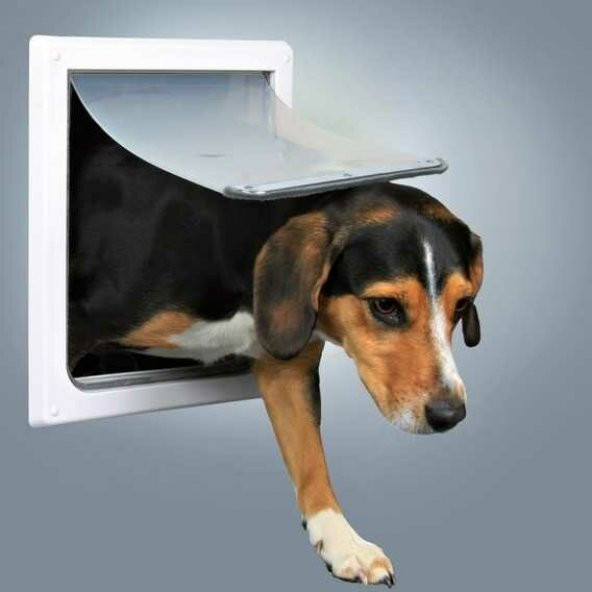 Trixie Köpek Kapısı 2 Yollu S-M Beyaz
