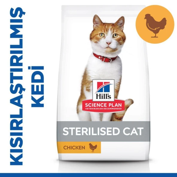 Hill's SCIENCE PLAN Tavuklu Kısırlaştırılmış Yetişkin Kedi Maması 3kg