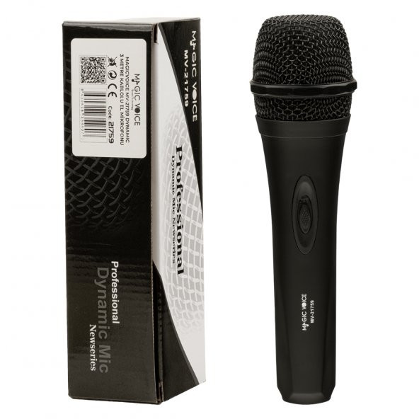 MAGICVOICE MV-21759 DİNAMİK 3 METRE KABLOLU EL MİKROFONU - 3
