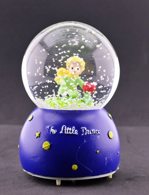 Küçük Prens Kar Küresi Orta Boy Işıklı Müzikli 12cm