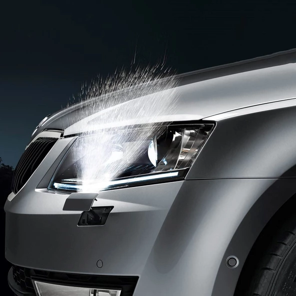 Skoda Octavia 3 2013-2017 Sol Far Yıkama Jeti Kapağı 5E0955109 - 2