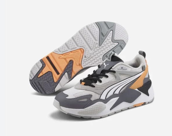 PUMA RS X EFEKT TURBO RENKLİ ERKEK SPOR AYAKKABI E-64 39004801 - Resim 3
