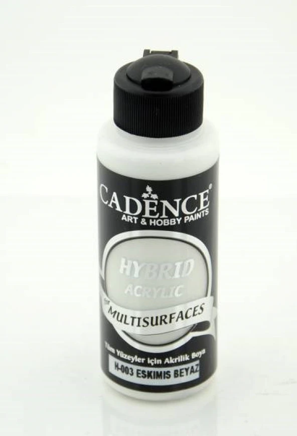 Cadence Hybrid Multisurface Akrilik Boya 120 ml. H-003 ESKİMİŞ BEYAZ