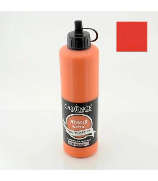 Cadence Hybrid Multisurface Akrilik Boya 500 ml. H-012 TURUNCU ürün görseli