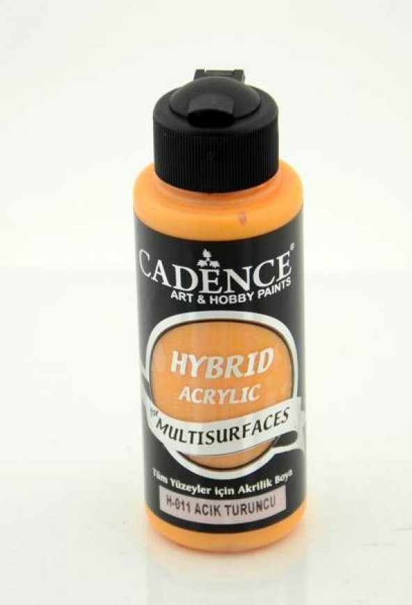 Cadence Hybrid Multisurface Akrilik Boya 120 ml. H-011 AÇIK TURUNCU