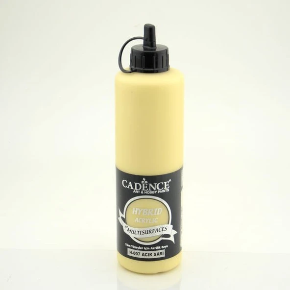 Cadence Hybrid Multisurface Akrilik Boya 500 ml. H-007 AÇIK SARI