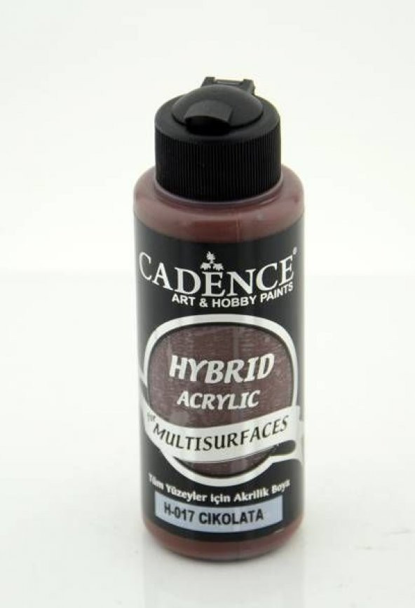 Cadence Hybrid Multisurface Akrilik Boya 120 ml. H-017 ÇİKOLATA