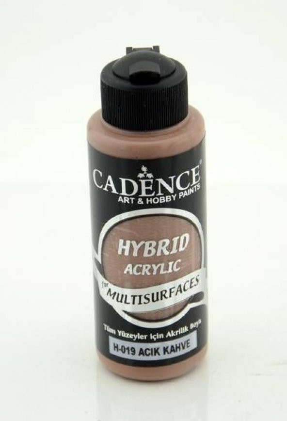 Cadence Hybrid Multisurface Akrilik Boya 120 ml. H-019 AÇIK KAHVE