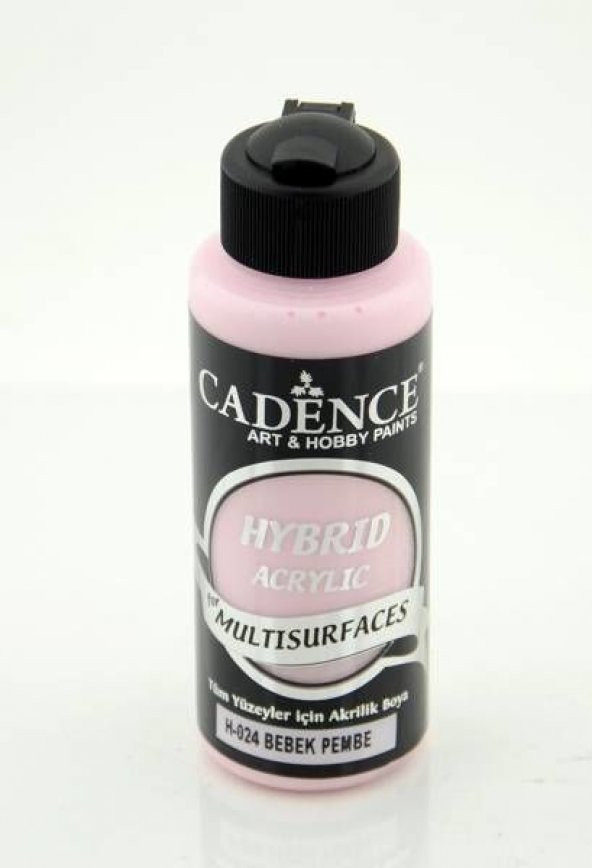 Cadence Hybrid Multisurface Akrilik Boya 120 ml. H-024 BEBEK PEMBE