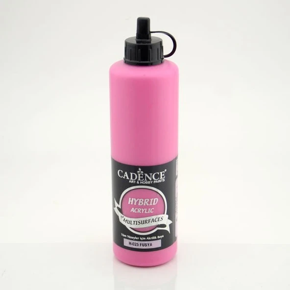 Cadence Hybrid Multisurface Akrilik Boya 500 ml. H-025 FUŞYA ürün görseli