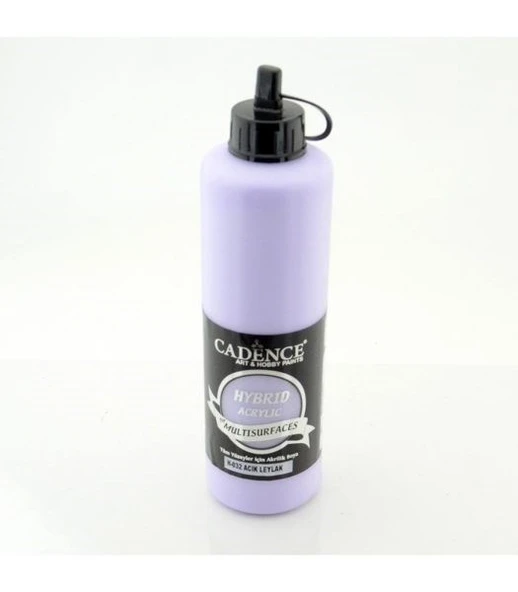 Cadence Hybrid Multisurface Akrilik Boya 500 ml. H-032 AÇIK LEYLAK