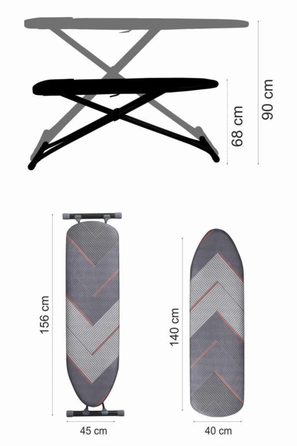 Devecioğlu Harbinger Yeni Nesil Mm154 Masterboard Ütü Masası - 5