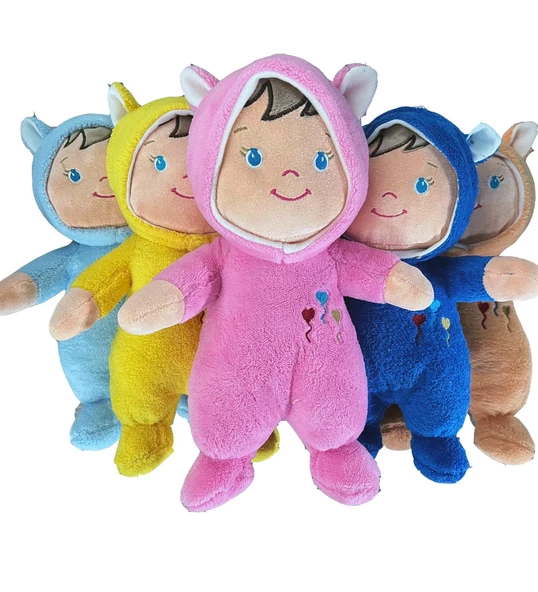 Oyun ve Uyku Arkadaşım Sevimli Peluş Bebeto Bebek -30 cm - 8