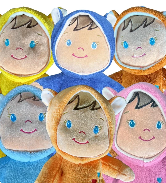 Oyun ve Uyku Arkadaşım Sevimli Peluş Bebeto Bebek -30 cm - 9