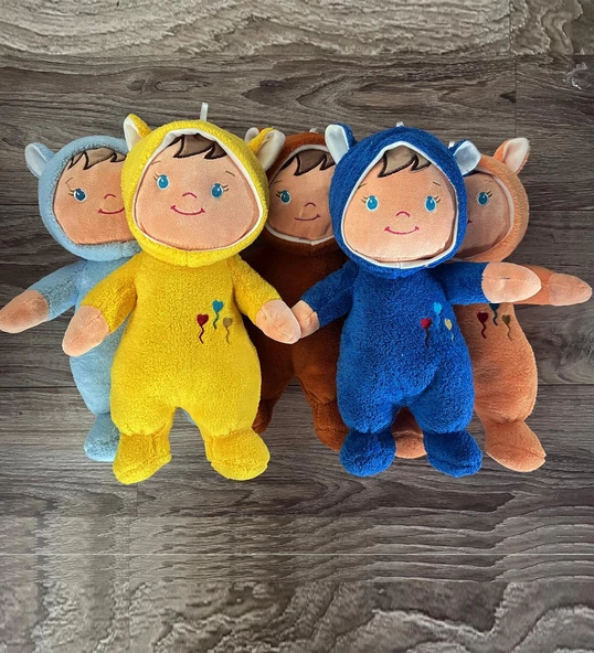 Oyun ve Uyku Arkadaşım Sevimli Peluş Bebeto Bebek -30 cm - 5