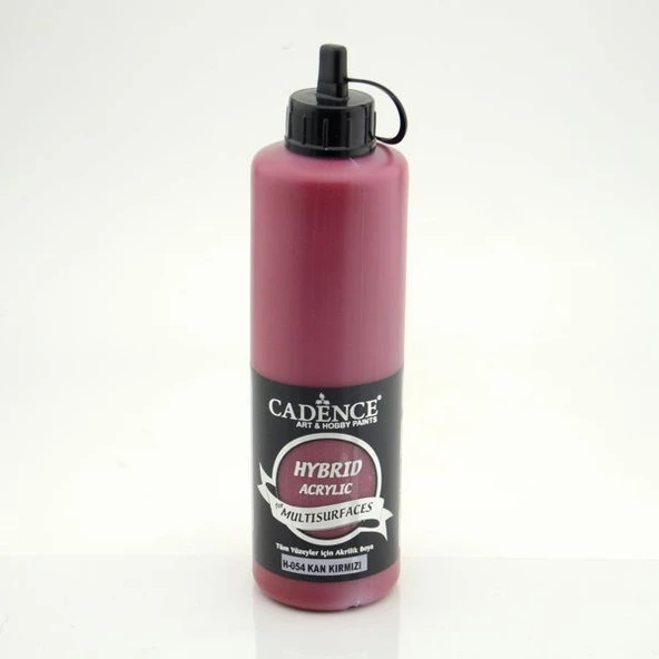 Cadence Hybrid Multisurface Akrilik Boya 500 ml. H-054 KAN KIRMIZI ürün görseli
