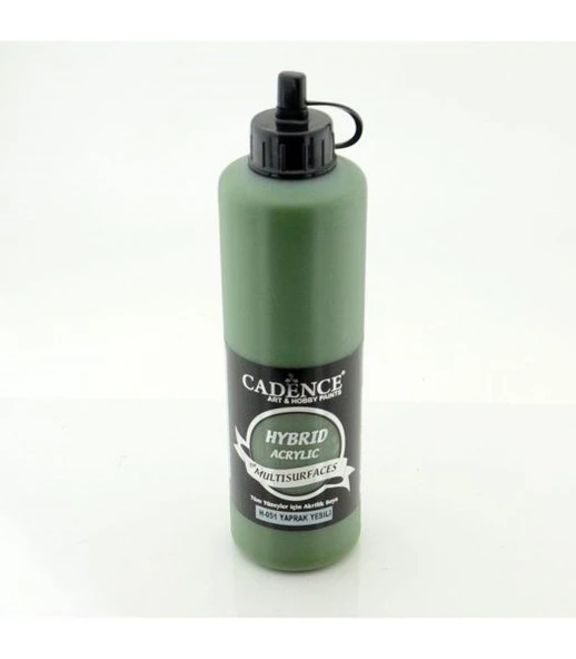Cadence Hybrid Multisurface Akrilik Boya 500 ml. H-051 YAPRAK YEŞİLİ
