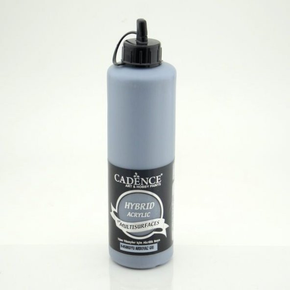 Cadence Hybrid Multisurface Akrilik Boya 500 ml. H-058 KOYU ARDUVAZ GRİ