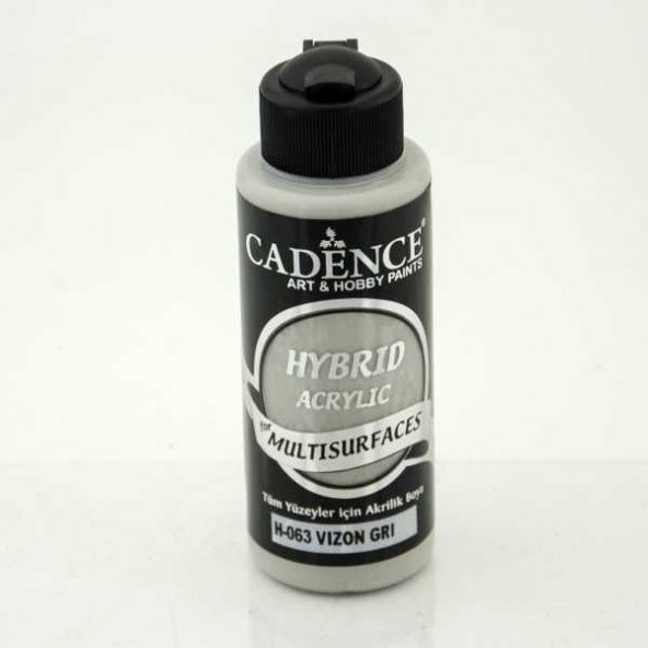 Cadence Hybrid Multisurface Akrilik Boya 120 ml. H-063 VİZON GRİ