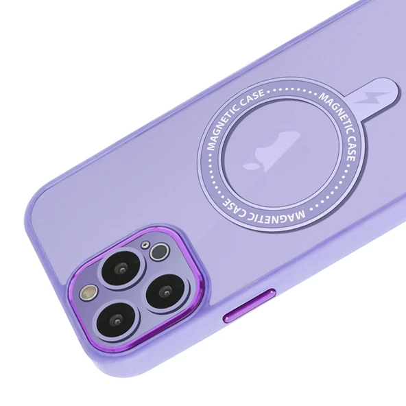 iPhone 14 Pro Max Kılıf Magsafe Özellikli Unix Silikon Kapak - 12