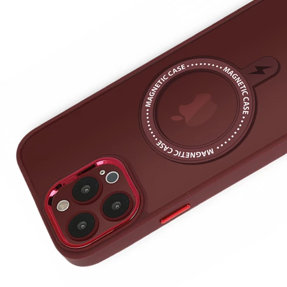 iPhone 14 Pro Max Kılıf Magsafe Özellikli Unix Silikon Kapak - 9