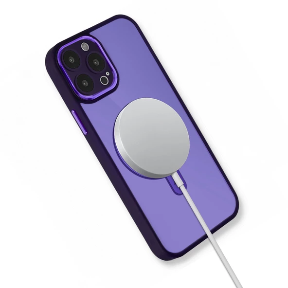 iPhone 14 Pro Max Kılıf Magsafe Özellikli Unix Silikon Kapak - 4