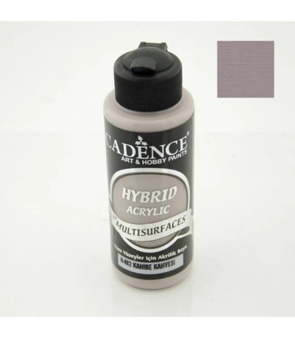 Cadence Hybrid Multisurface Akrilik Boya 120 ml. H-082 KAHİRE KAHVESİ