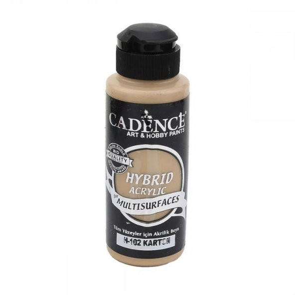 Cadence Hybrid Multisurface Akrilik Boya 120 ml. H-102 Karton