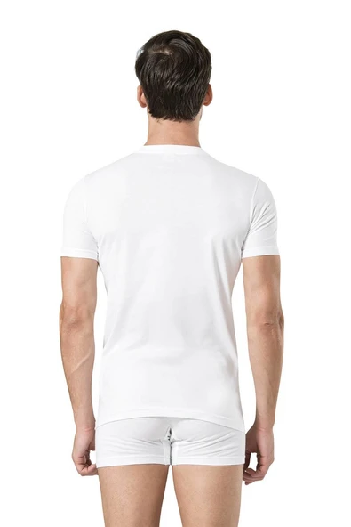 Pierre Cardin Erkek Bisiklet O Yaka (2'Li) Atlet - 4