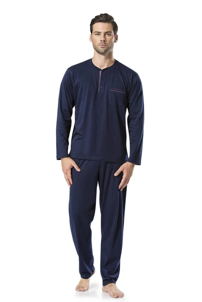 Pierre Cardin Erkek Uzun Kollu Penye  Pijama - 2