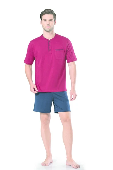 Pierre Cardin Erkek Kısa Kollu Penye Pijama - 8