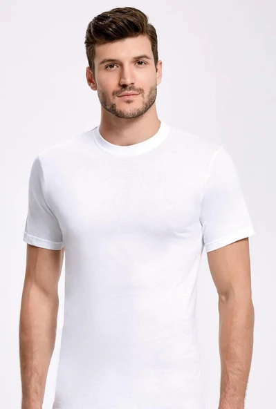 Bisiklet Yaka Erkek T-Shirt