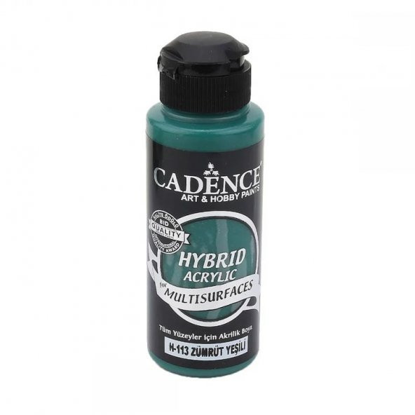 Cadence Hybrid Multisurface Akrilik Boya 120 ml. H-113 Zümrüt Yeşili