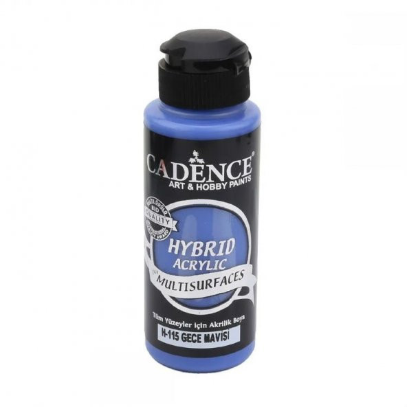 Cadence Hybrid Multisurface Akrilik Boya 120 ml. H-115 Gece Mavisi
