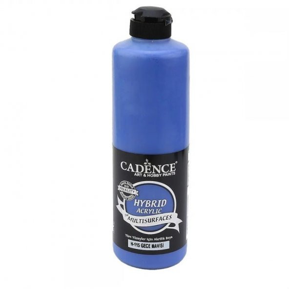 Cadence Hybrid Multisurface Akrilik Boya 500 ml. H-115 Gece Mavisi