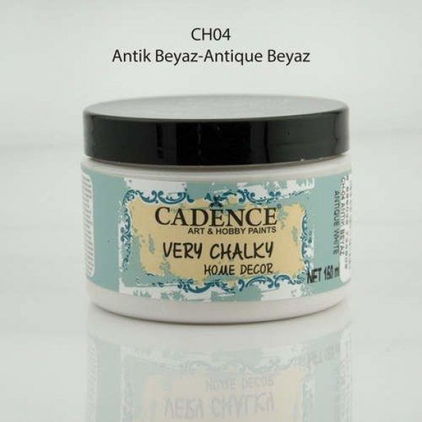 Cadence Very Chalky Home Decor Mobilya Boyası 150 ml. CH-04 ANTİK BEYAZ