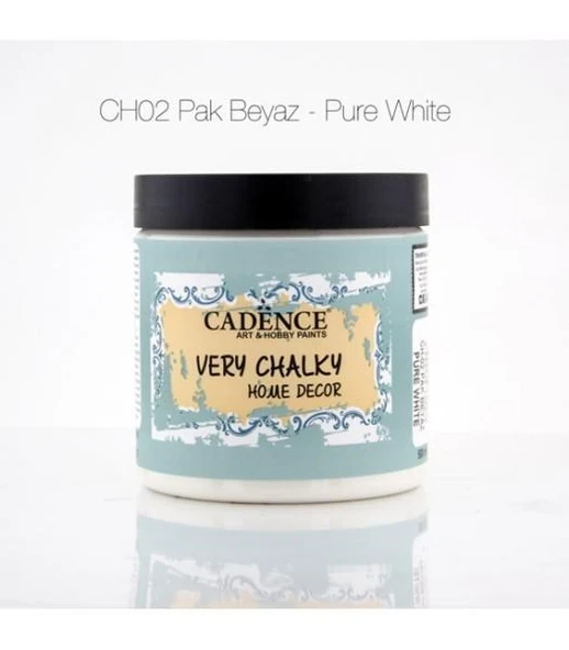 Cadence Very Chalky Home Decor Mobilya Boyası 500 ml. CH-02 PAK BEYAZ