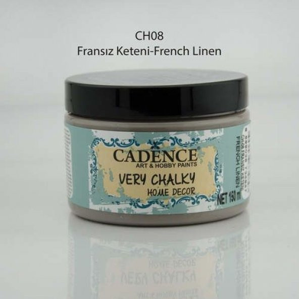 Cadence Very Chalky Home Decor Mobilya Boyası 150 ml. CH-08 FRANSIZ KETENİ