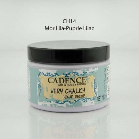 Cadence Very Chalky Home Decor Mobilya Boyası 150 ml. CH-14 MOR LİLA